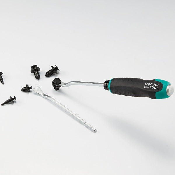 C.JET TOOL 5 Pack Tack Lifter, Nail Puller, Upholstery Staple Remover, Rivet Removal Tool, Tack Puller, Screwdriver for Furniture