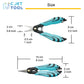 C.JET TOOL Precision Braided Fiber Optic Scissors, Wire Kevlar Cutter, Fiber Optic Tools for Optic Cable, Kevlar Fabric, Braided Fishing Line, Gardening, Carton Opening, Ergonomic Handle Design