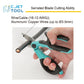 C.JET TOOL 7" Stainless Professional Electrician Scissors Multi-Grip Design Aluminium Copper Soft Cable