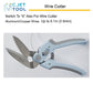 C.JET TOOL 8" Heavy Duty Scissors, Industrial Scissors, Multipurpose, Scissors for Carpet, Cardboard and Recycle, Professional Soft Grip Stainless Steel (Blue)